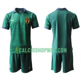 Italia Bambino Maglia Terza Euro 2020 Manica Corta (+ Pantaloncini)